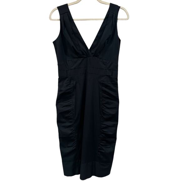 Flavio Castellani Black Midi Sheath Dress - Picture 9 of 9